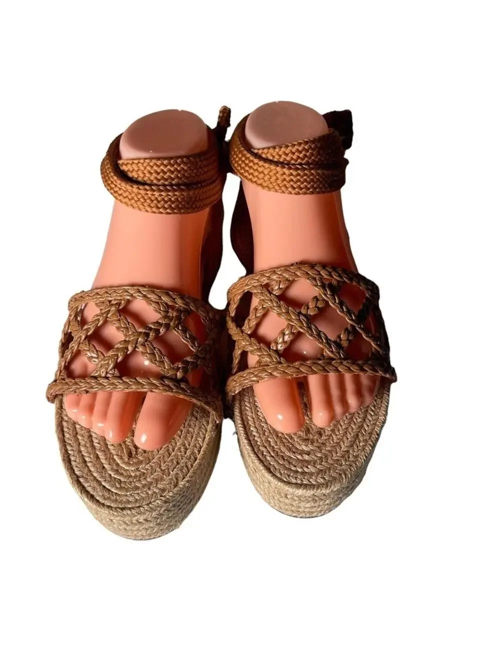 NWT Schutz Byana Platform Espadrille Sandals Sz 9.5B